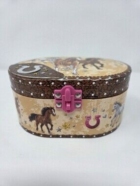 Horse Themed Musical Jewelry Box